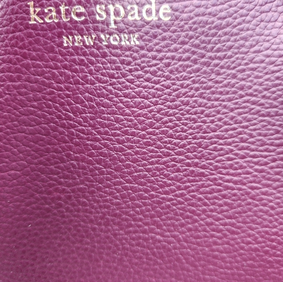 Stunning Kate Spade Burgundy Wine Convertible tote-Use it any way you like! - Picture 4 of 16